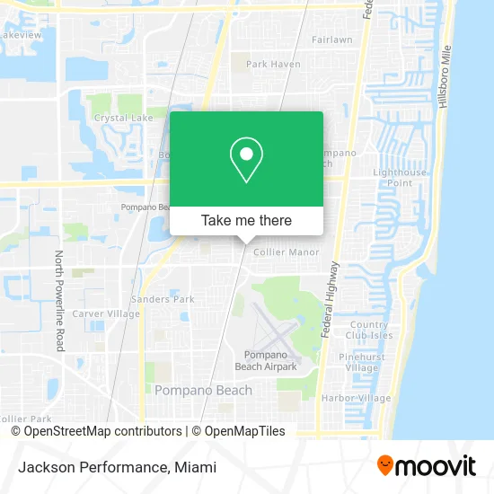 Jackson Performance map