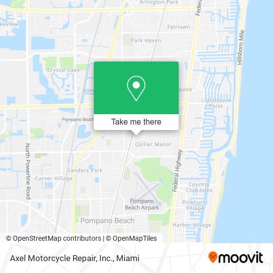 Axel Motorcycle Repair, Inc. map