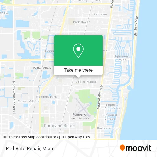 Rod Auto Repair map