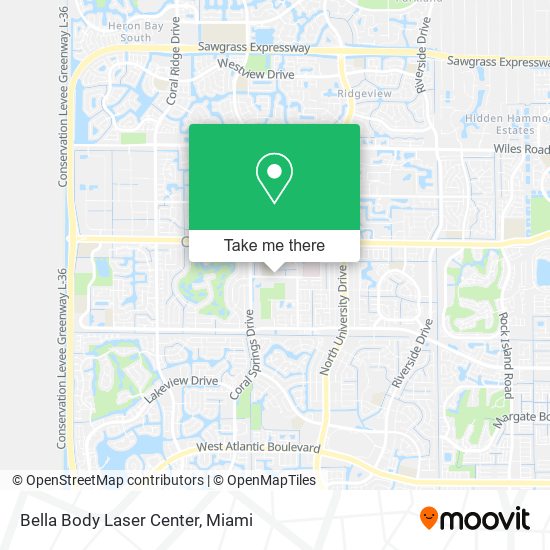 Bella Body Laser Center map