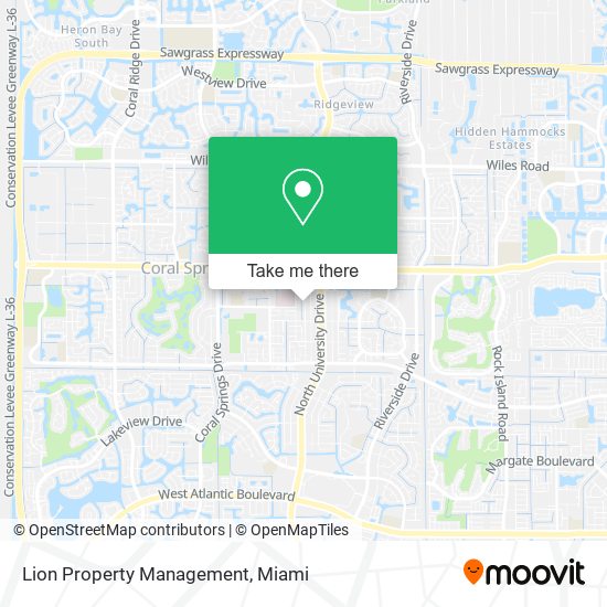 Lion Property Management map