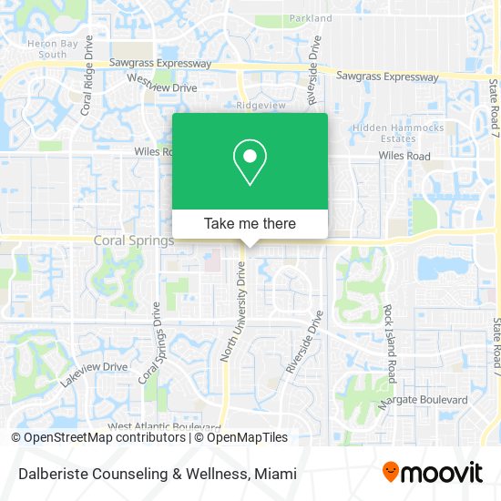 Dalberiste Counseling & Wellness map
