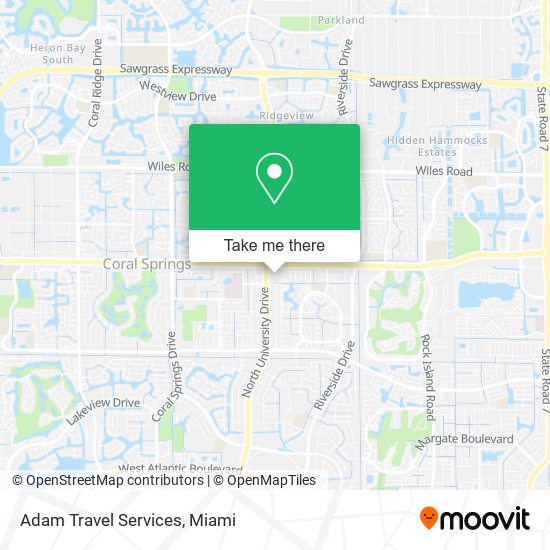 Adam Travel Services map