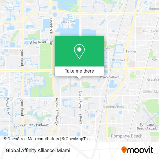Global Affinity Alliance map