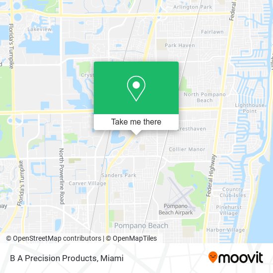 B A Precision Products map