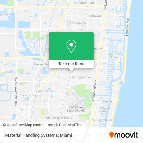 Material Handling Systems map