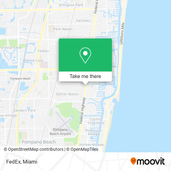 Mapa de FedEx