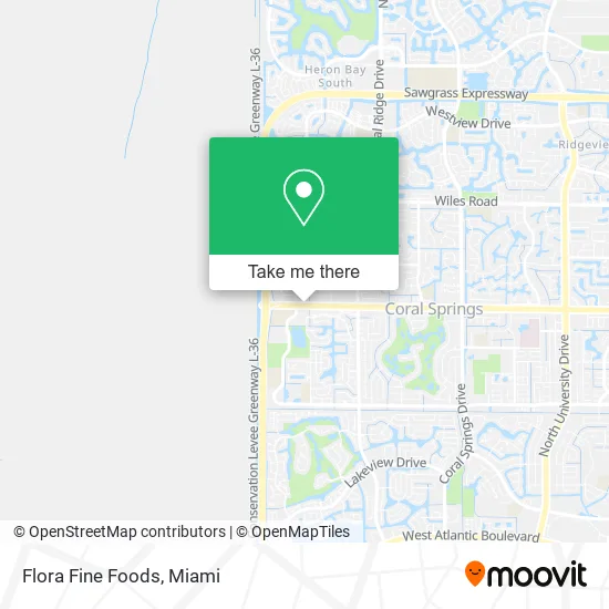 Flora Fine Foods map