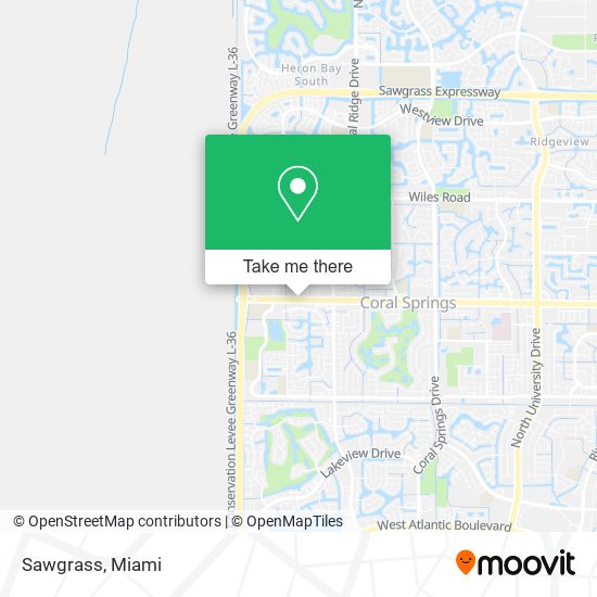 Sawgrass map