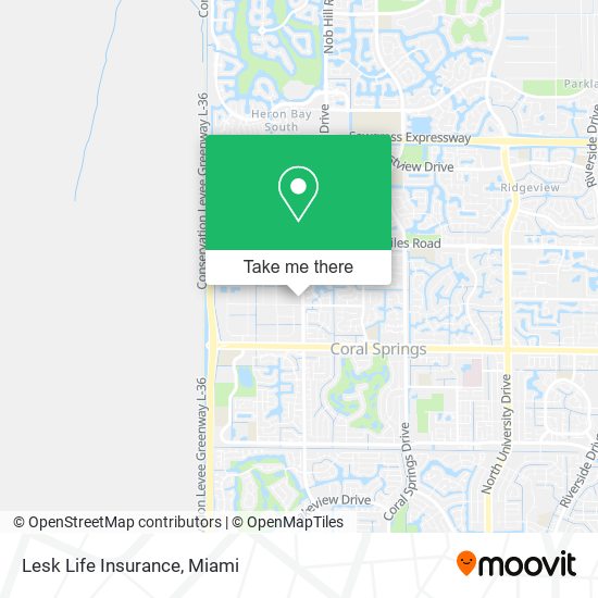 Lesk Life Insurance map