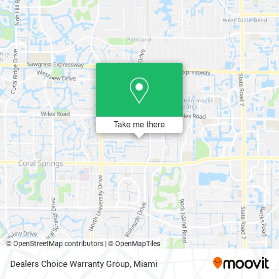 Dealers Choice Warranty Group map
