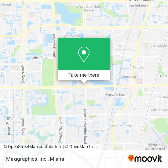 Mapa de Maxigraphics, Inc.
