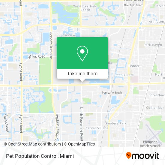 Pet Population Control map
