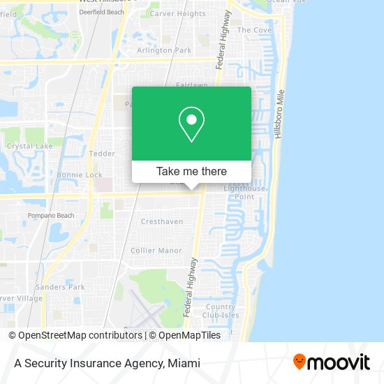 Mapa de A Security Insurance Agency