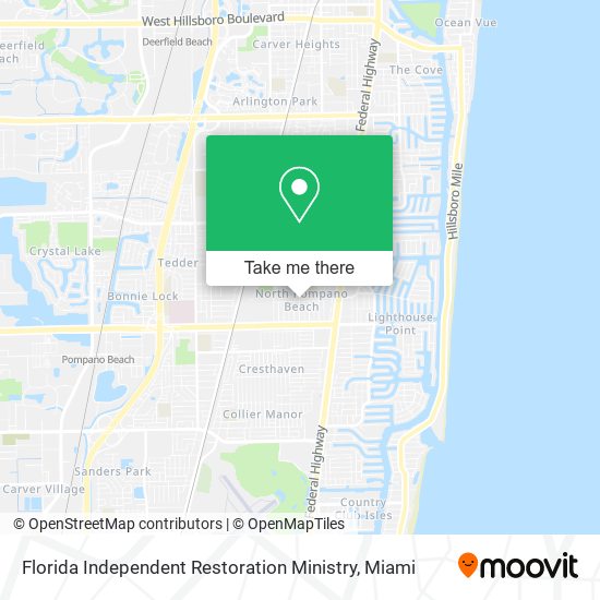 Florida Independent Restoration Ministry map