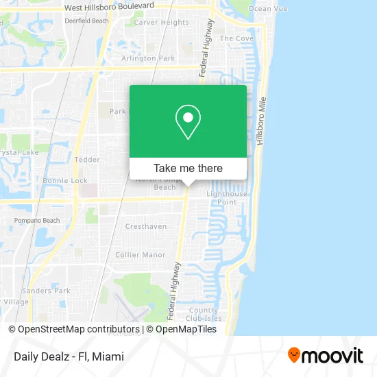 Mapa de Daily Dealz - Fl