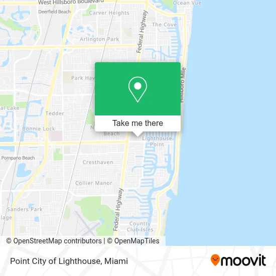 Point City of Lighthouse map