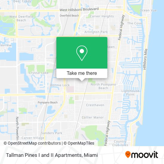 Tallman Pines I and II Apartments map