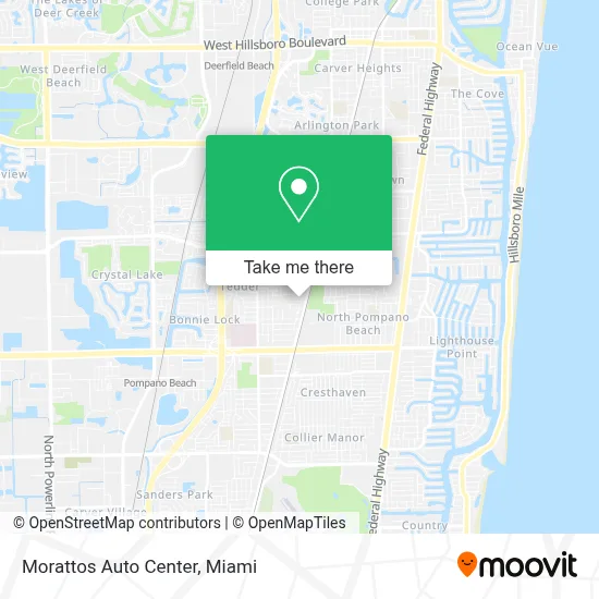 Morattos Auto Center map