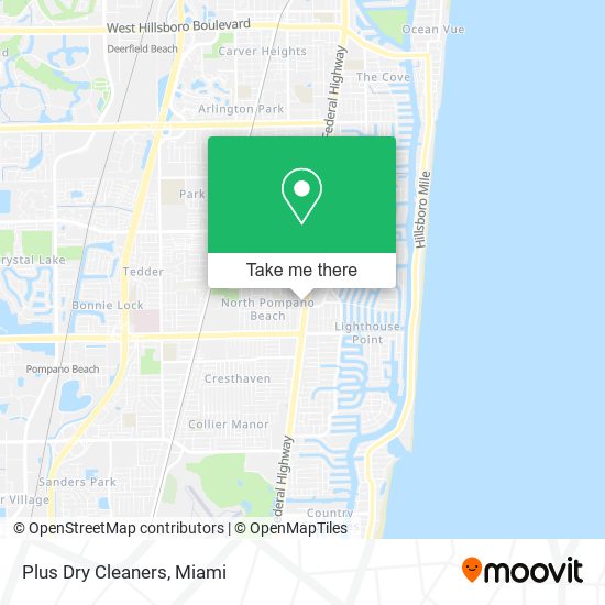 Mapa de Plus Dry Cleaners