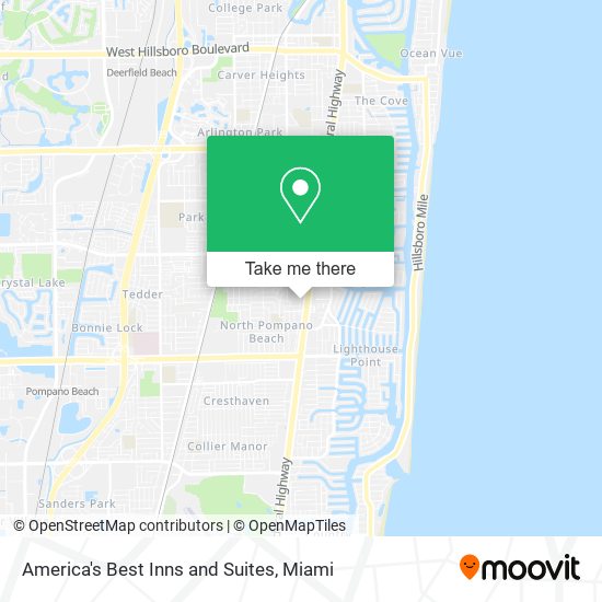 Mapa de America's Best Inns and Suites