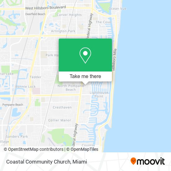 Coastal Community Church map