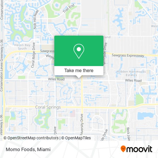 Momo Foods map