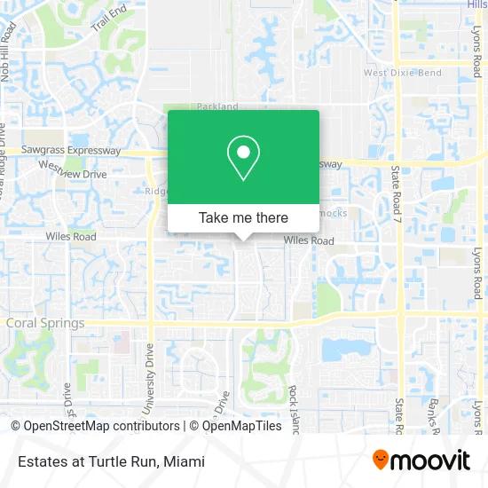 Estates at Turtle Run map