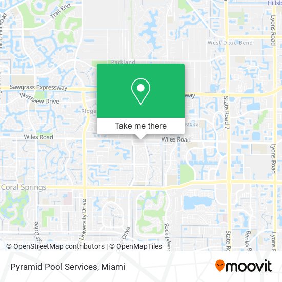 Mapa de Pyramid Pool Services