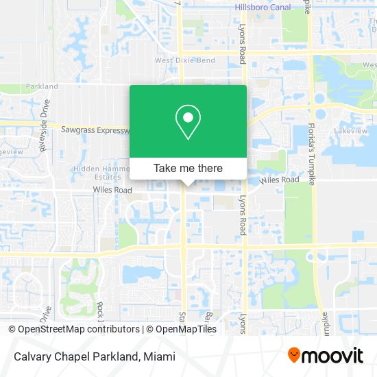 Mapa de Calvary Chapel Parkland