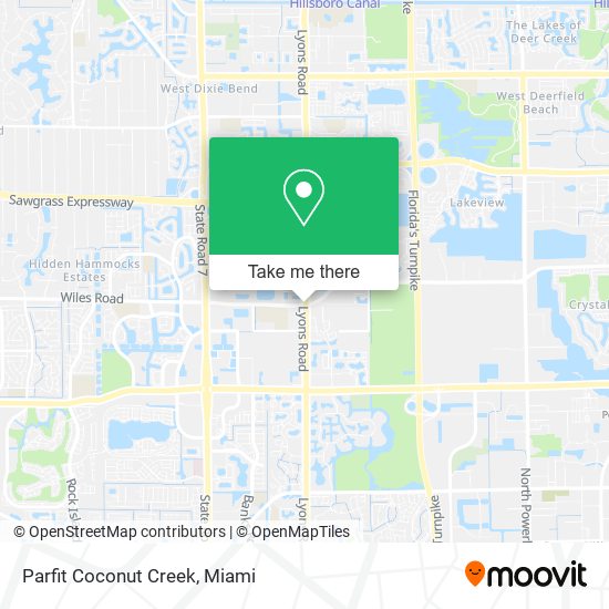 Parfit Coconut Creek map