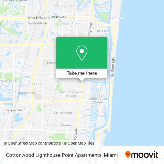 Cottonwood Lighthouse Point Apartments map