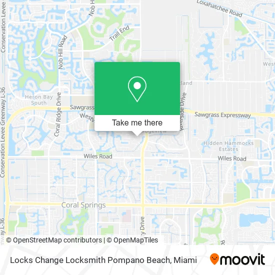 Locks Change Locksmith Pompano Beach map