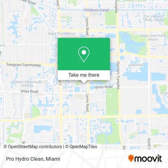 Pro Hydro Clean map