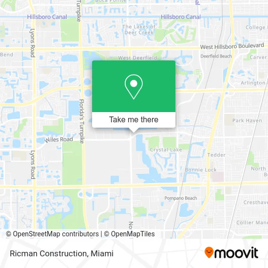 Ricman Construction map