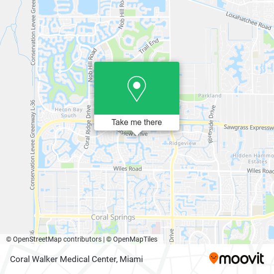 Coral Walker Medical Center map