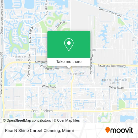 Rise N Shine Carpet Cleaning map
