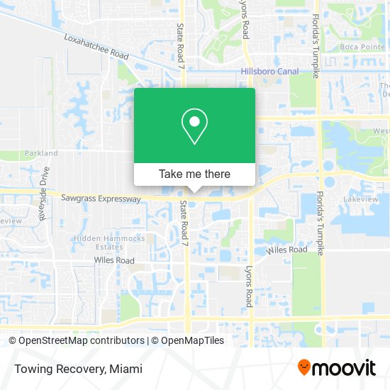 Towing Recovery map