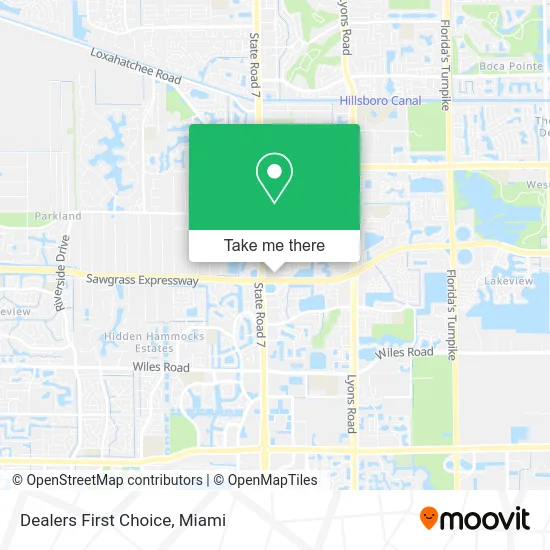 Dealers First Choice map