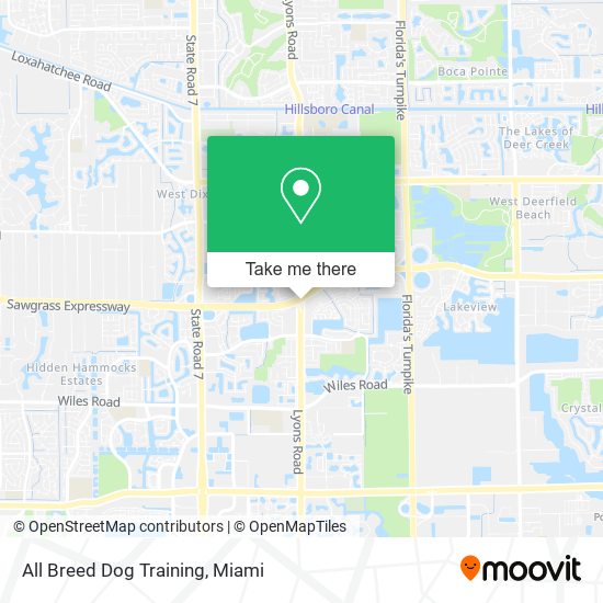 All Breed Dog Training map