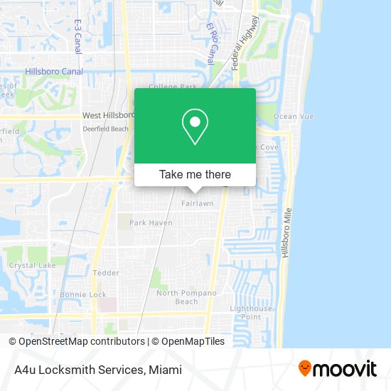 A4u Locksmith Services map