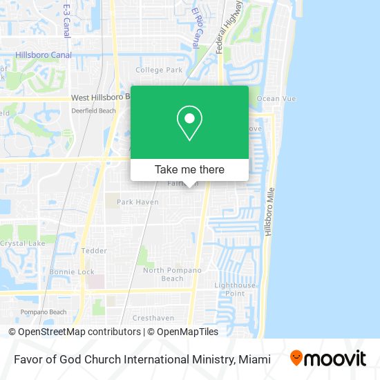 Favor of God Church International Ministry map