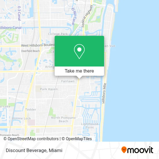 Discount Beverage map