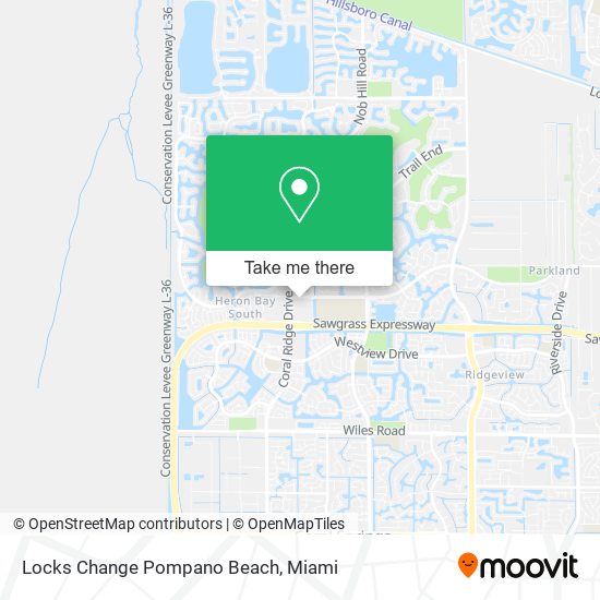 Mapa de Locks Change Pompano Beach