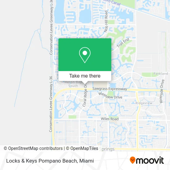 Locks & Keys Pompano Beach map