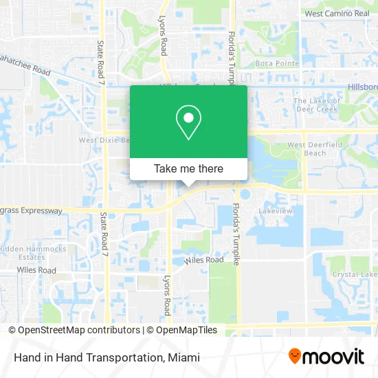 Hand in Hand Transportation map