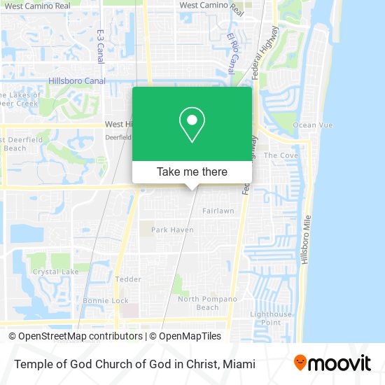 Mapa de Temple of God Church of God in Christ