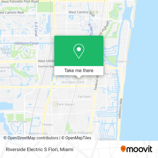 Riverside Electric S Flori map