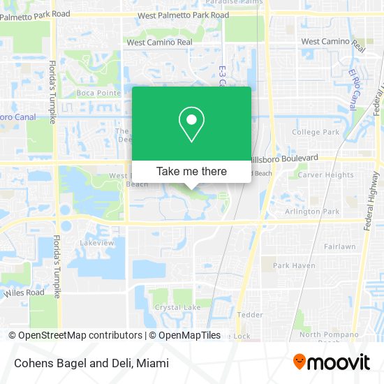 Mapa de Cohens Bagel and Deli