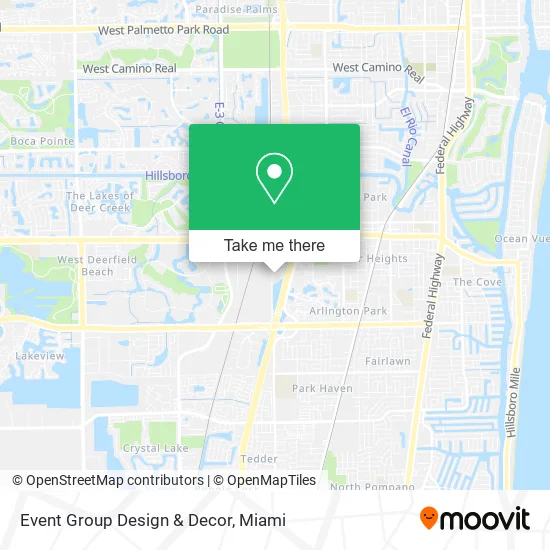Event Group Design & Decor map